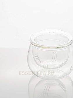 Чашка стеклянная с ручкой 270 мл