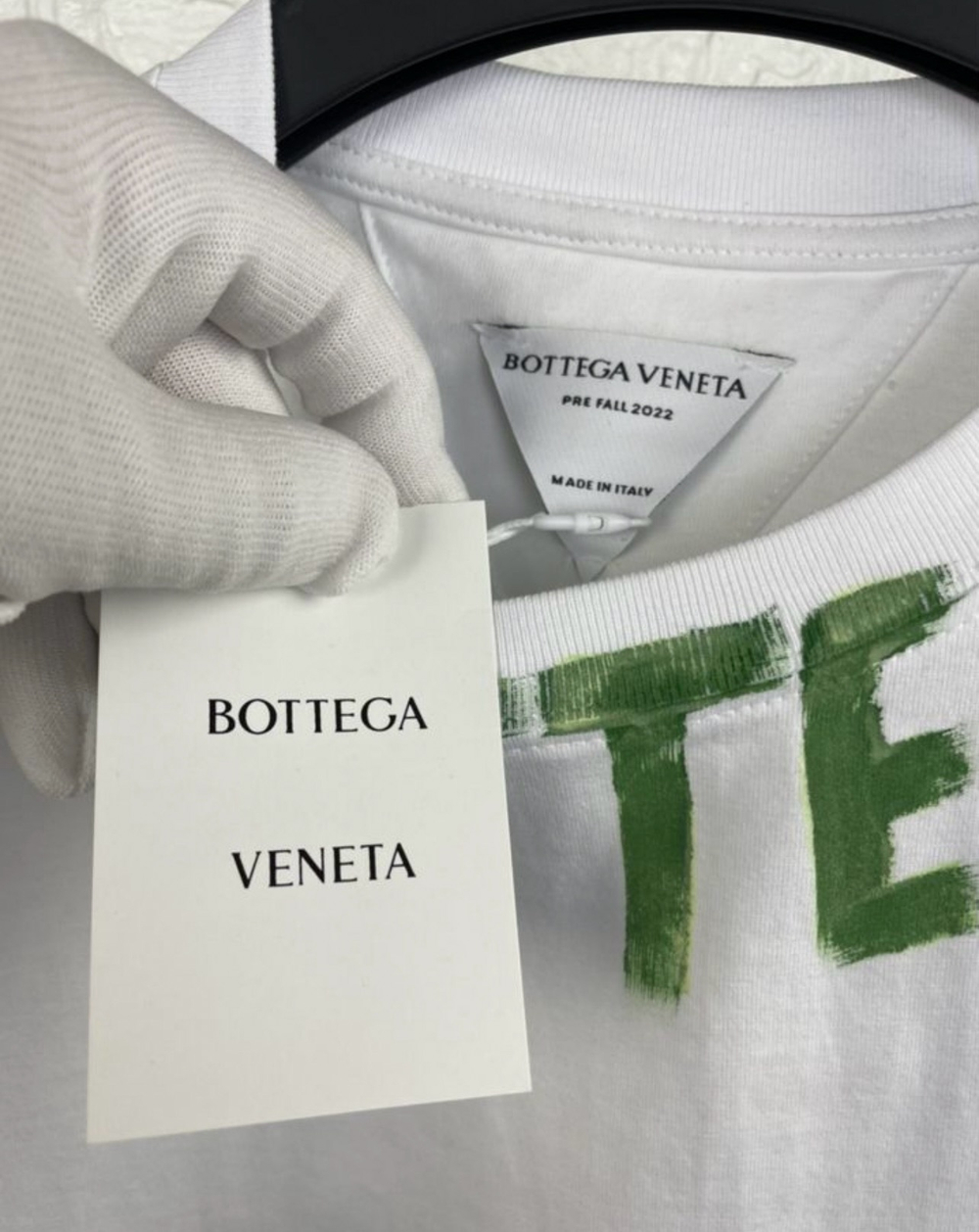 Футболка Bottega Veneta фосфор