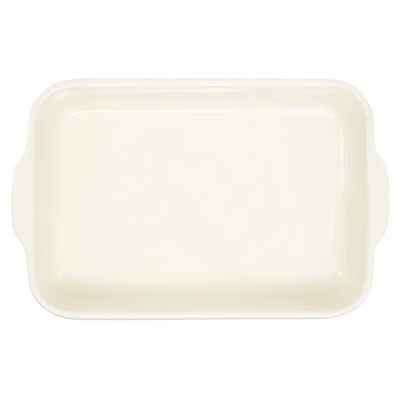 Блюдо для запекания birds of paradise, 36х23 см, кремовое