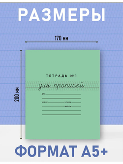 Набор тетрадей для прописей МИКС, 12 шт