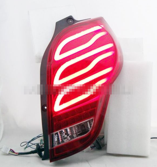 Задние фонари Шевроле Спарк 2009-2015 V2 type [Комплект Л+П; Светодиодные; Динамичный поворотник]
