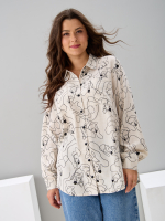 Рубашка Ртс-058/бежлица