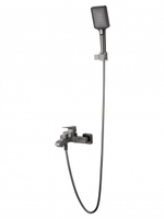 Смеситель для ванны с душем WONZON & WOGHAND FLEX, Темный графит (WW-88037072-BGM)