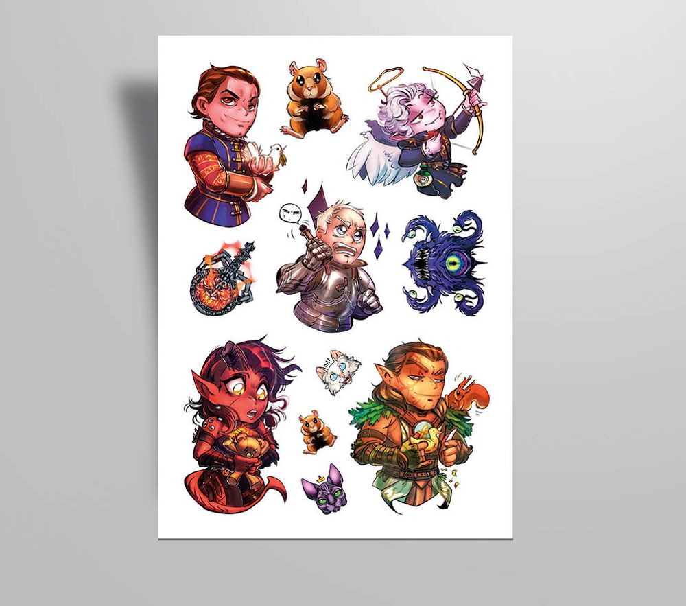 Baldur&#39;s Gate 3 stickers