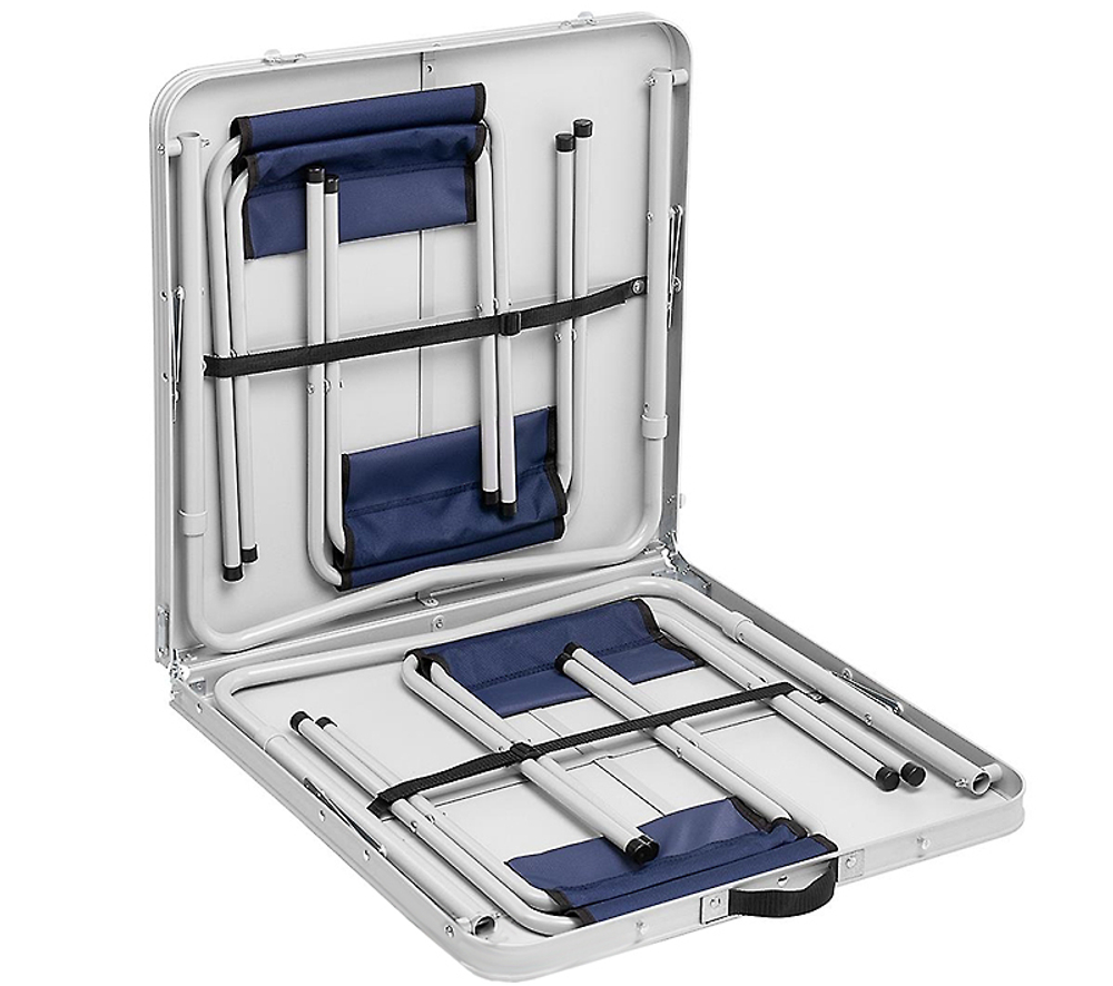 Набор мебели, стол + 4 табурета (T-PR-FS-60x120+4)