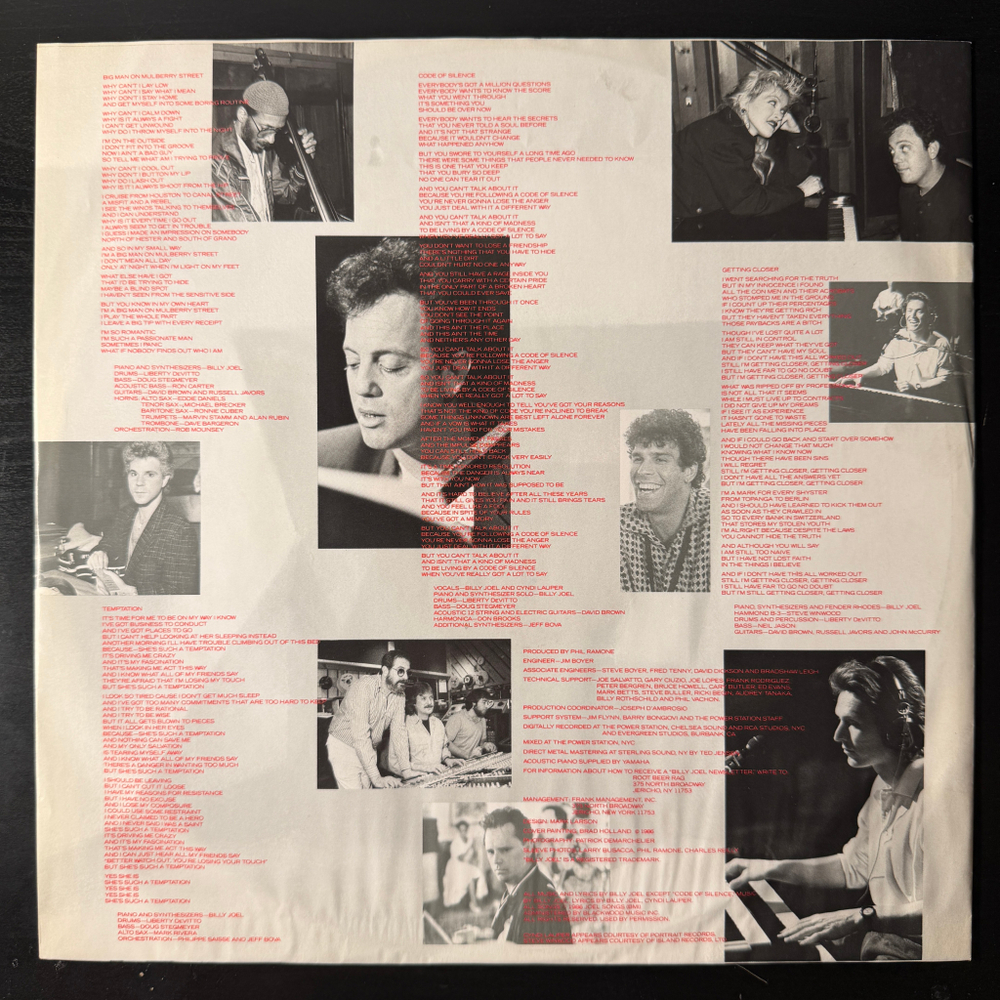 Billy Joel - The Bridge (Голландия 1986г.)