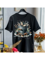 Термонаклейка на одежду, термопринт Рыбалка