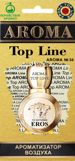 Ароматизатор для автомобиля AROMA TOP LINE №34 Eros картон