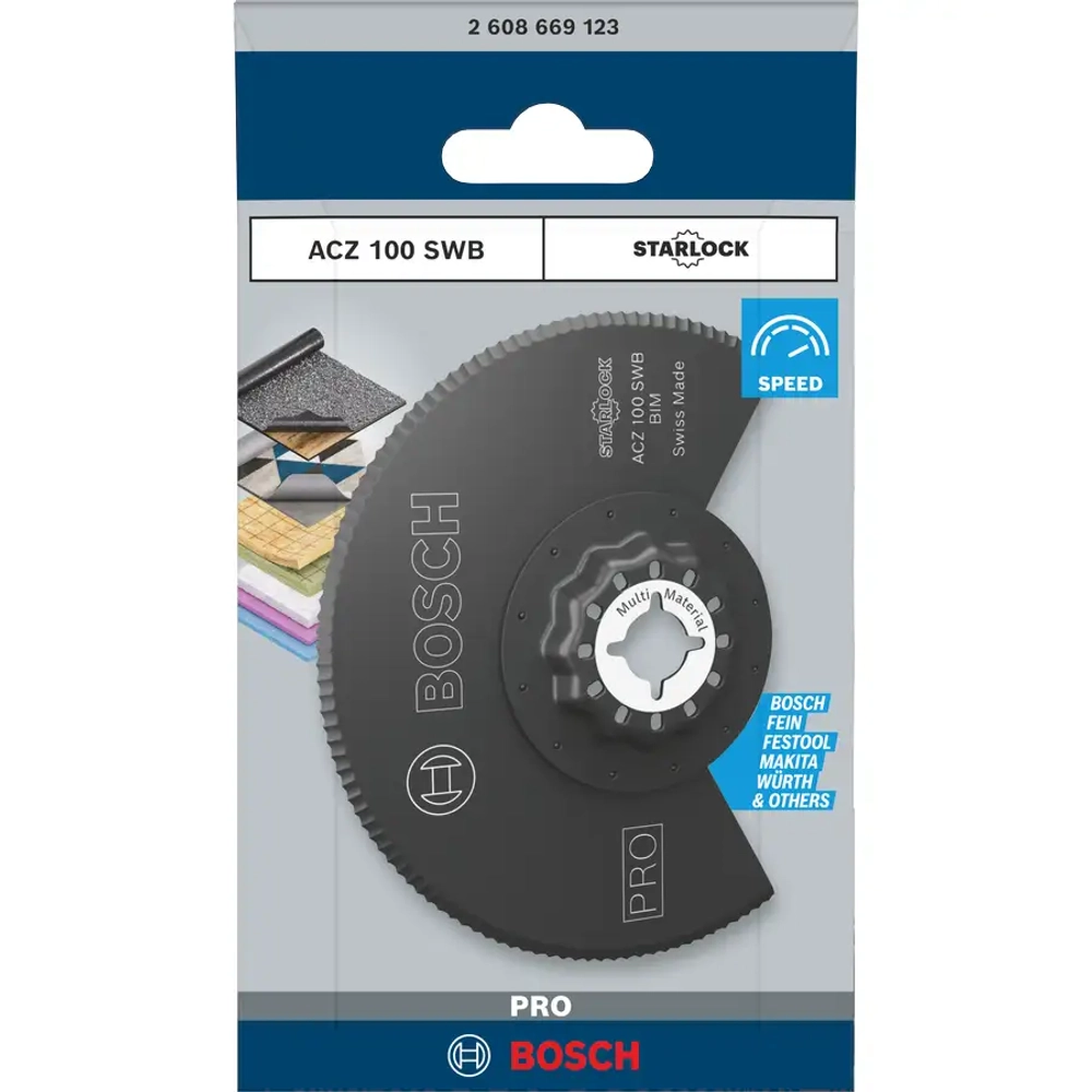 Сегментный пильный диск BIM ACZ 100 мм BOSCH 2608669123