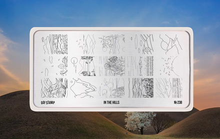 Пластина для стемпинга Go! Stamp 238  In The Hills