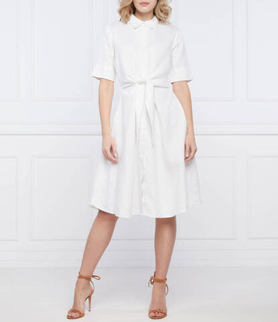 льняное платье wakana LAUREN RALPH LAUREN - белый(200831364)