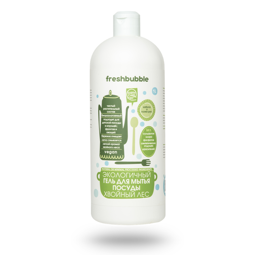 Гель для мытья посуды "Хвойный лес", 1000 мл (Fresh bubble)