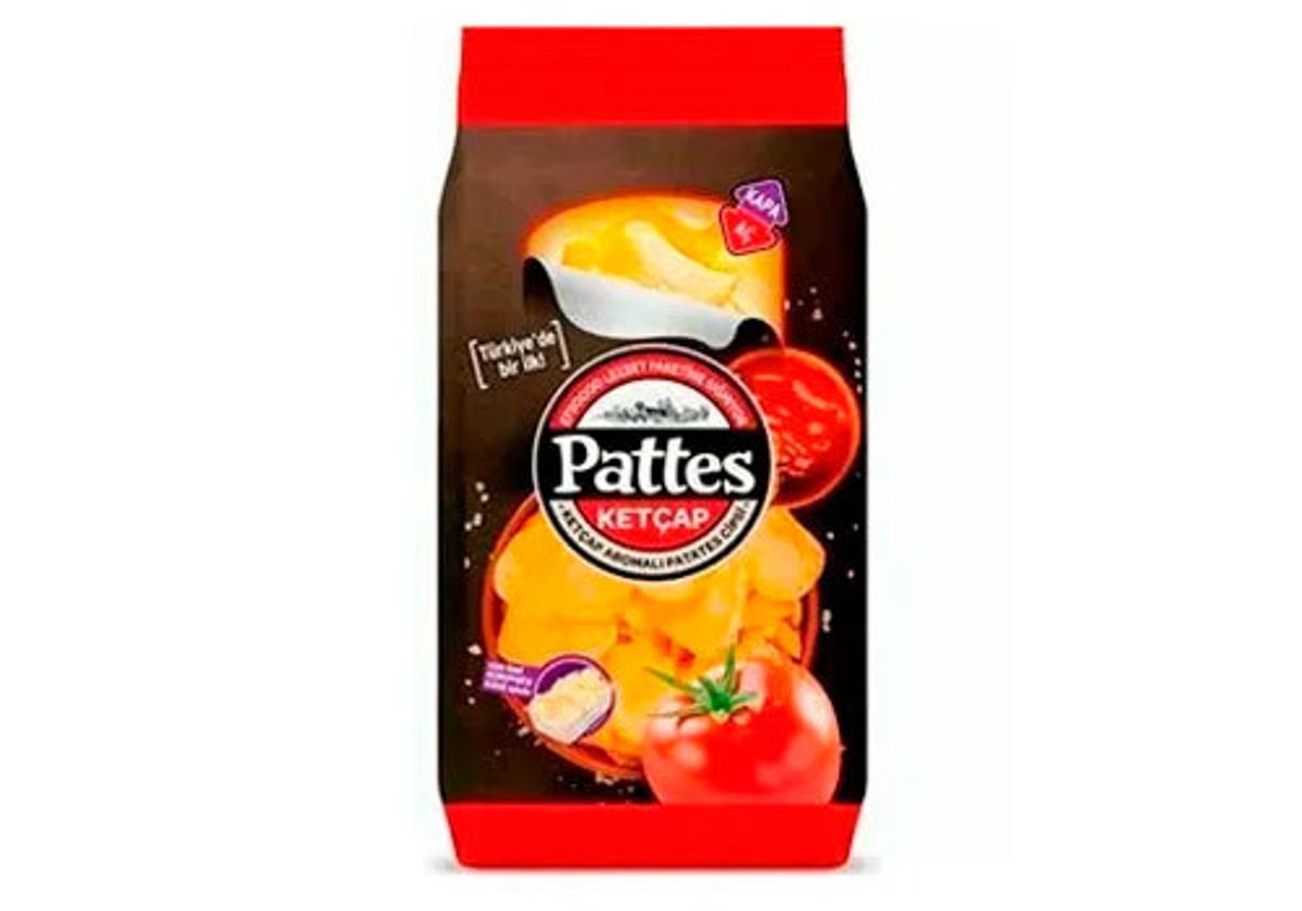 Чипсы Pattes со вкусом кетчупа, 100г