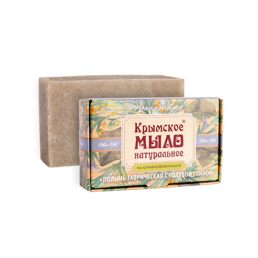 Крымское натуральное мыло на оливковом масле Полынь таврическая, 100 г (2,05 б)