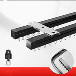 Гибкий карниз для штор, алюминиевый, потолочный/настенный