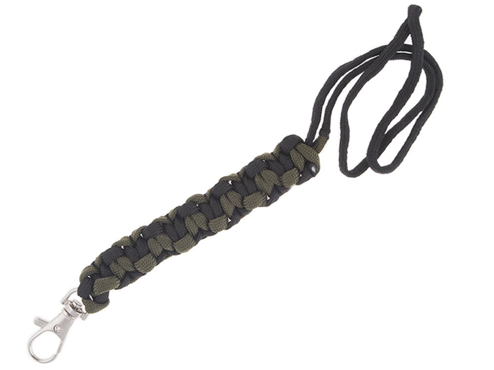 Темляк с карабином (Geoline Survival) Green&black