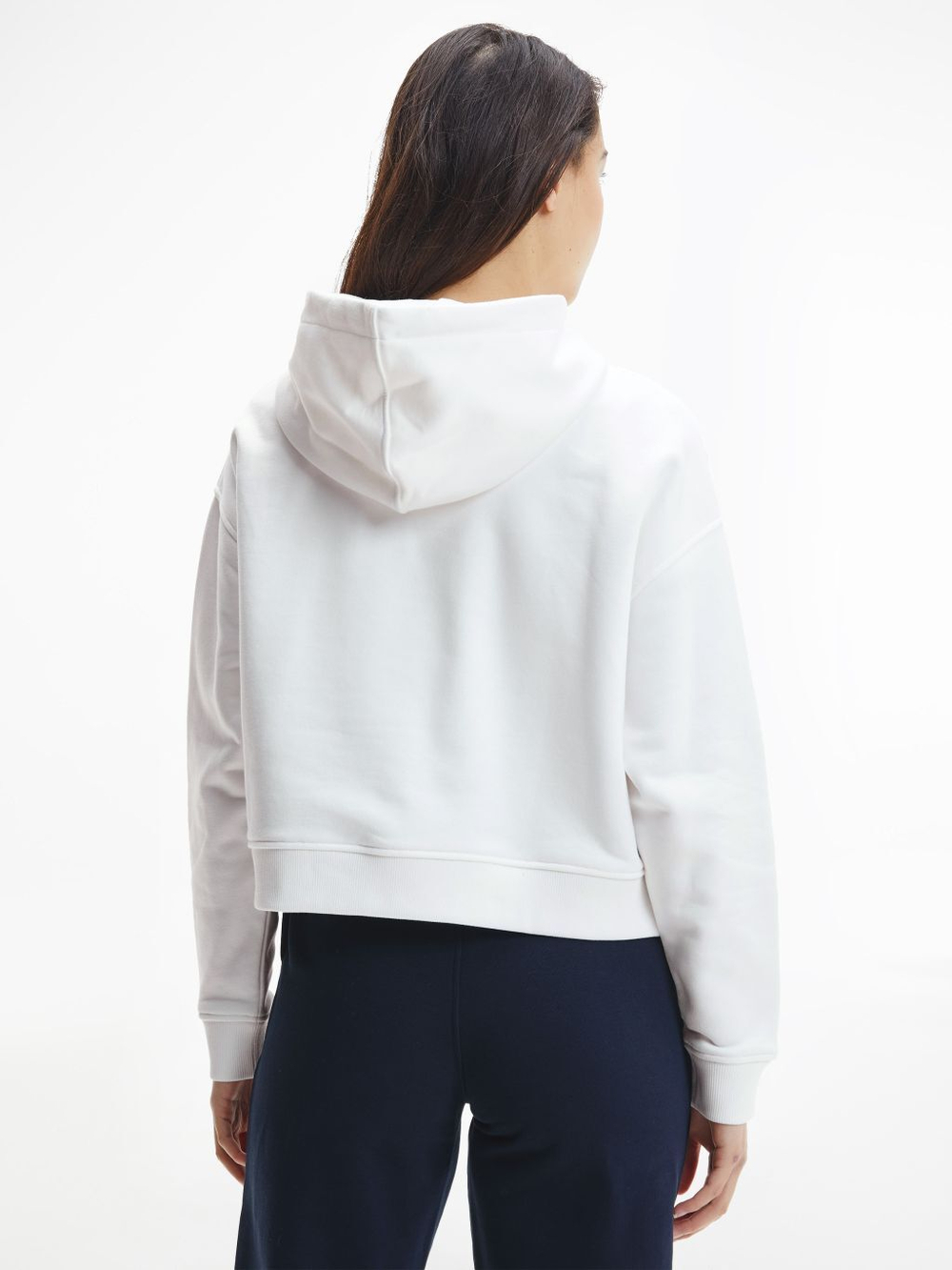 Женская теннисная куртка Tommy Hilfiger Regular Graphic Hood - ecru