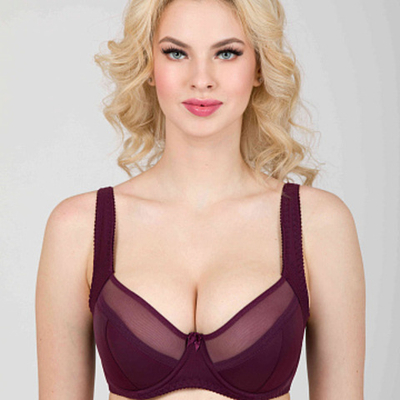 Бюстгальтер Полупоролоновая чашка Слива Прибалтика