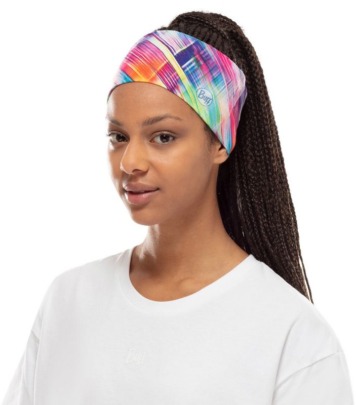 Повязка на голову спортивная Buff Headband CoolNet B-Magik Multi Фото 2