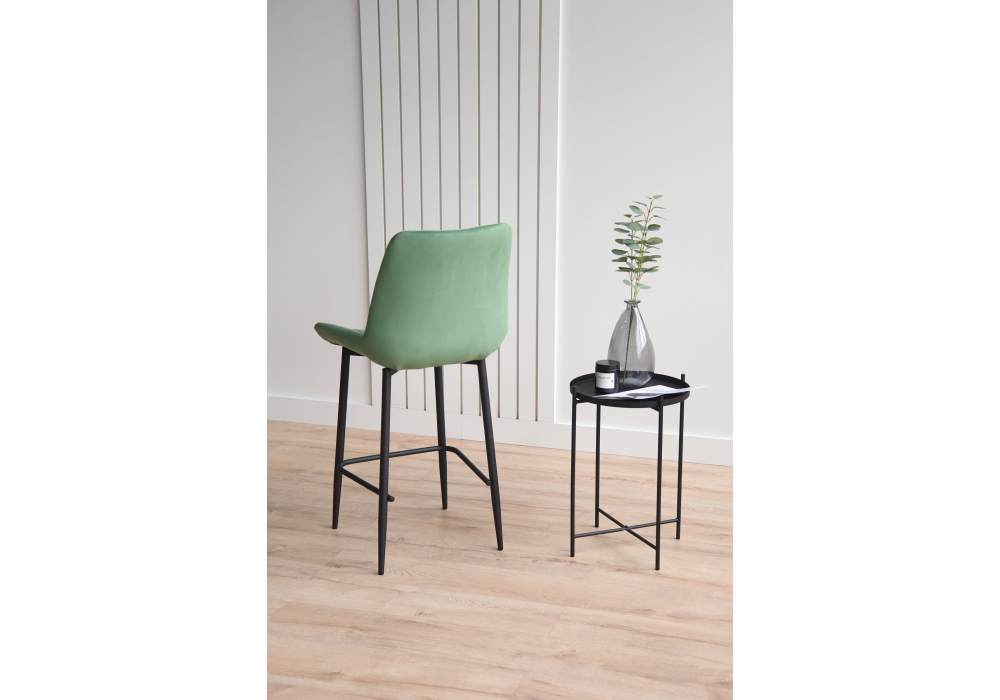 Барный стул Woodville Седа 360 фисташковый (zd 651), черный np, ножки черные