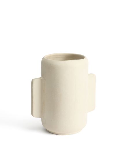 Ваза из папье-маше Mireni бежевая 38 см