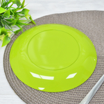 Тарелка плоская 20см "Натура" оливковая