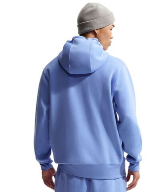 Мужская теннисная кофта Nike Club Fleece Pullover - royal pulse/royal pulse/white