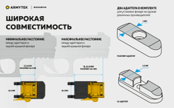 Подствольный фонарь Armytek Buckler M1 F09301C (700 люмен)