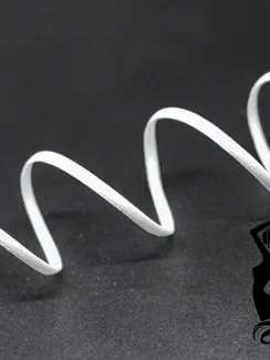 001 Резинка бельевая 4 мм Греция, белый 001