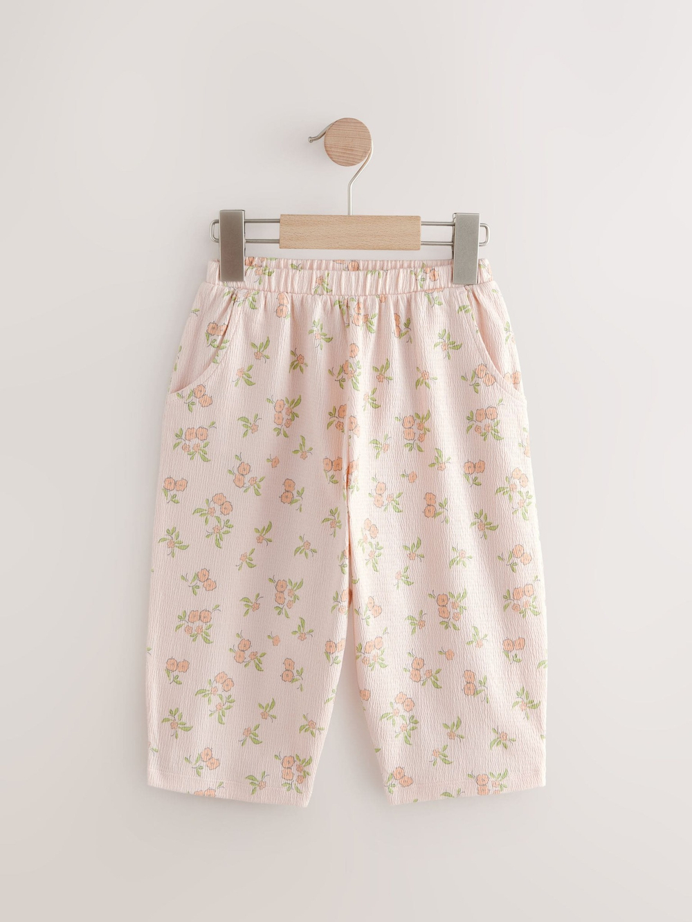 Брюки широкие для девочки Next E51-653, Светло-розовый