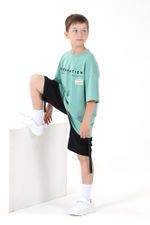 Фуфайка (футболка) для мальчика Леон-1 Виотекс ЗЕЛЁНЫЙ