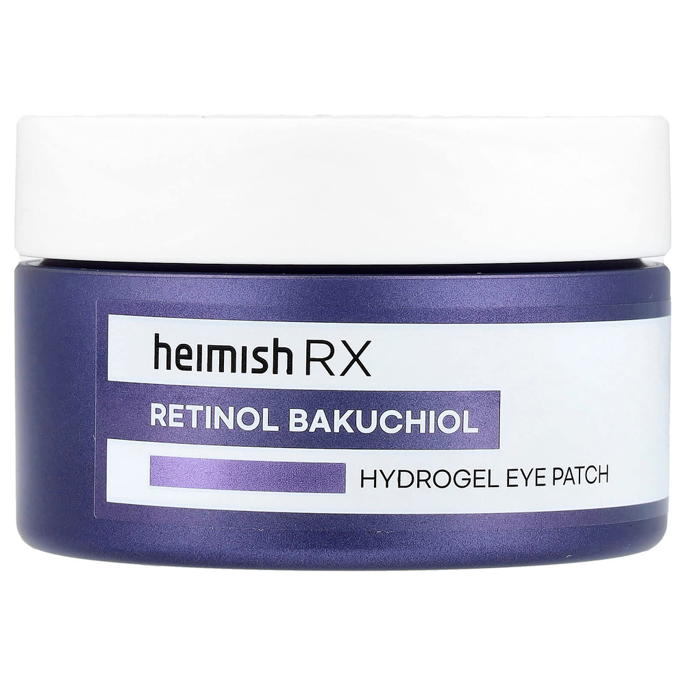 Heimish, RX, гидрогелевые патчи для глаз с ретинолом бакучиолом, 60 шт. по 1,4 г (0,049 унции)