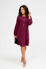 Платье Саманта (46-52) Serenada вишневый (Акция)