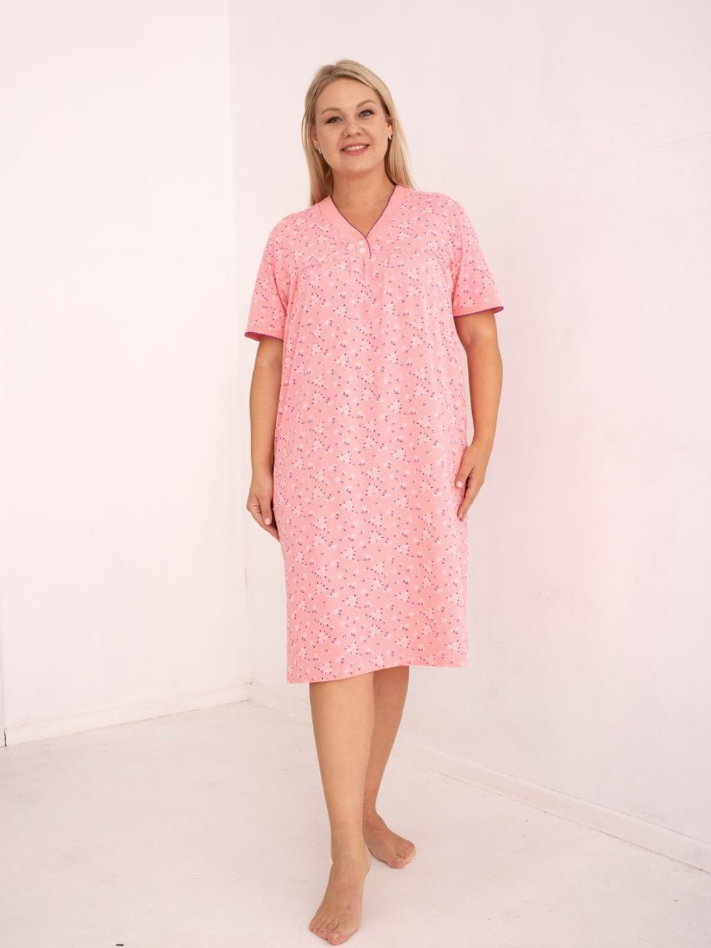 Сорочка х/б кор.рукав (норма) Н0002