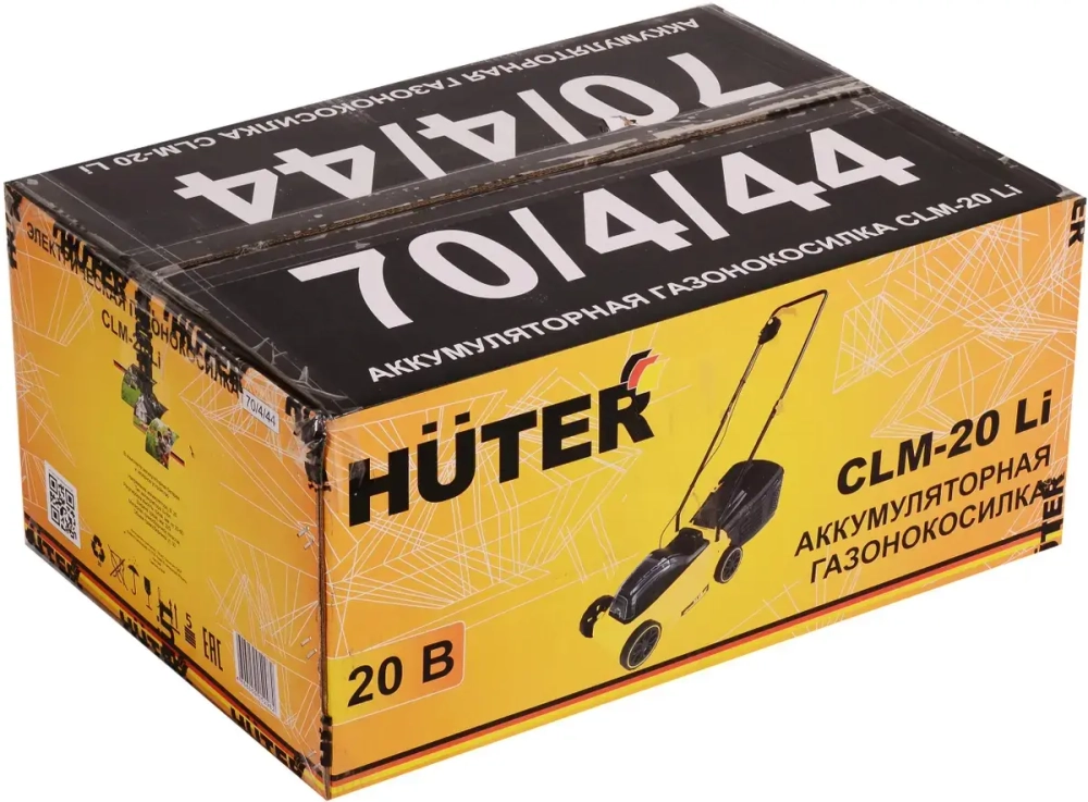 Аккумуляторная газонокосилка Huter CLM-20 Li (70/4/44)