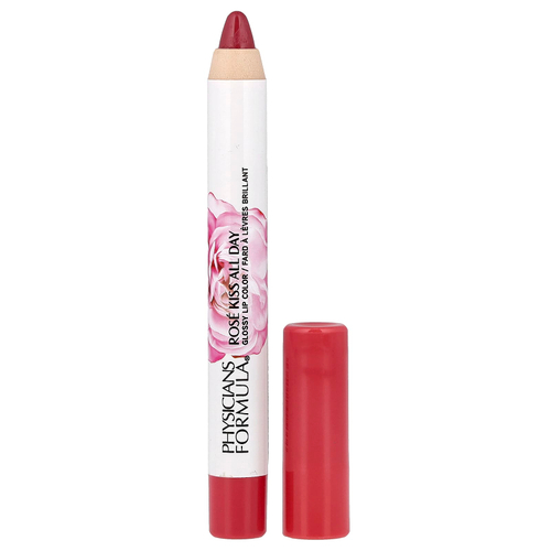 Physicians Formula, Rosé Kiss All Day, глянцевая губная помада, 1711506 розово-лиловый, 4,3 г (0,15 унции)