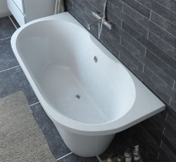 Ванна из литьевого мрамора Эстет Лира 170х80 белая, ФР-00001912