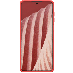 Двухкомпонентный чехол красного цвета от Nillkin для Samsung Galaxy A73 5G, серия Super Frosted Shield Pro