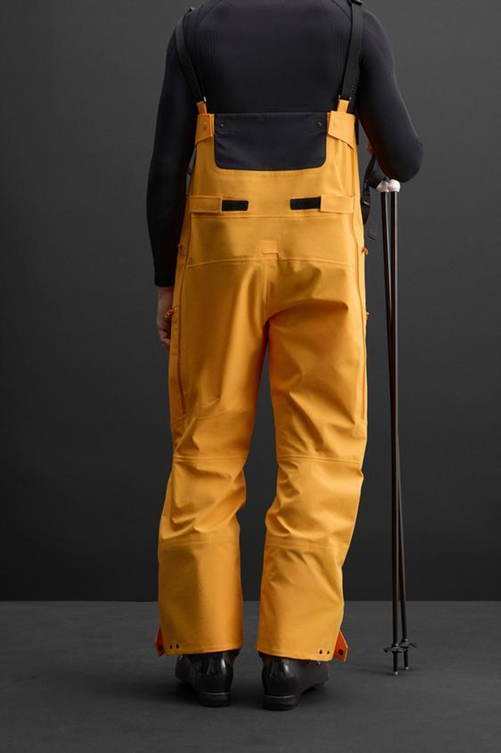 ZARA НЕПРОМОКАЕМЫЙ ЛЫЖНЫЙ КОМБИНЕЗОН, ЖЕЛТЫЙ