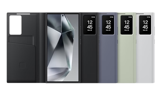 Чехол Книжка Smart View Wallet Case S24 Ultra( Фиолетовый)