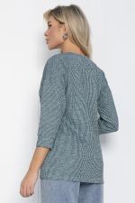 Блуза В гармонии с собой (серо-зеленая) Б12424 LT Collection