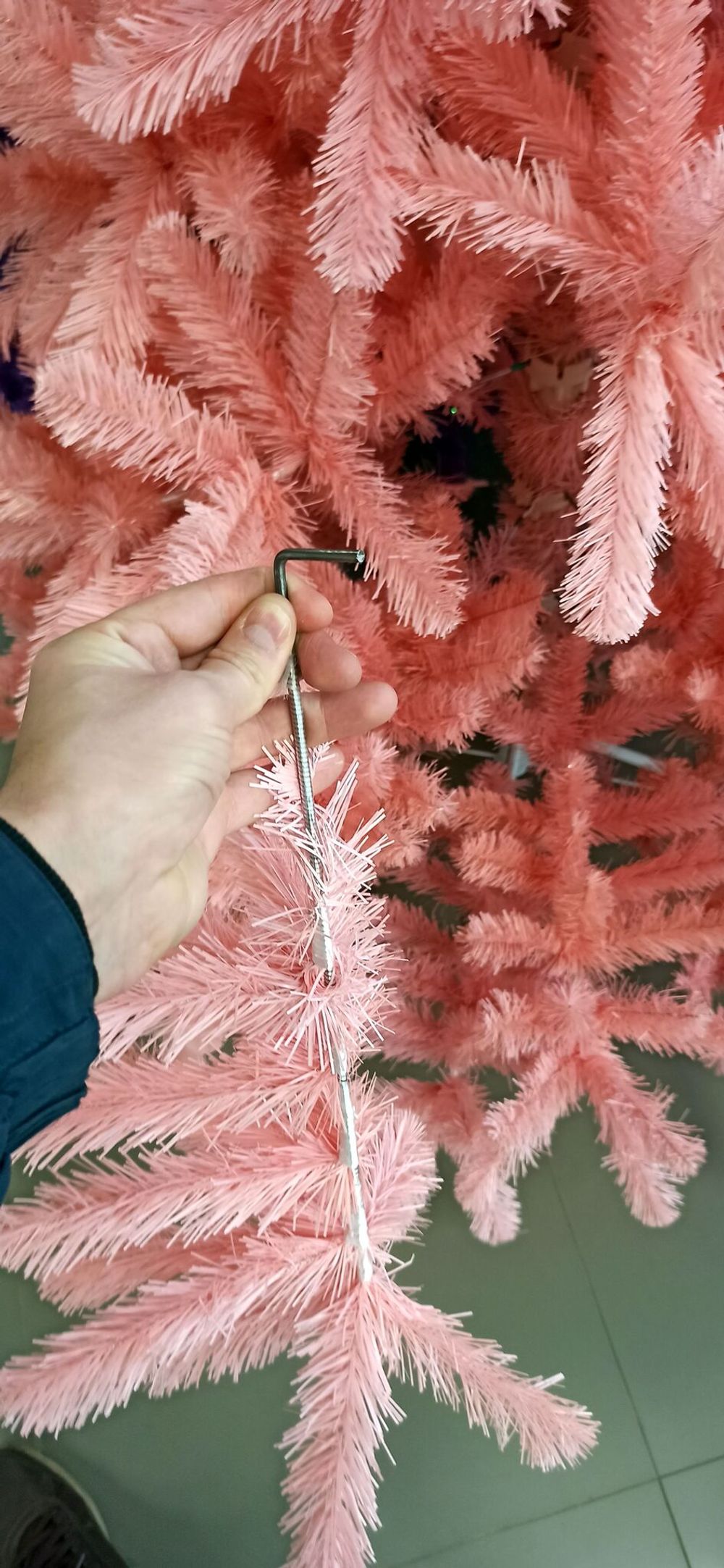 Искусственная розовая елка «Фламинго» (пвх) 3 м