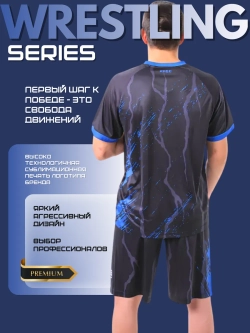 Костюм компрессионный шорты и футболка для тренировок
