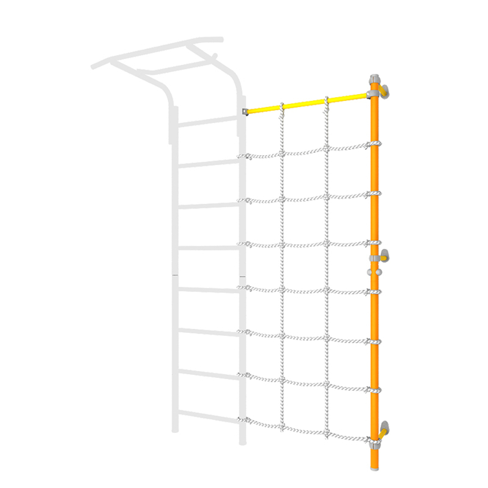ROMANA Комплект с канатным лазом пристенный ДСКМ-1С-8.18-45 (оранжевый)