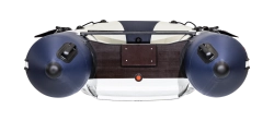 Лодка Таймень NX 3400 НДНД PRO, 3400*1600*450 мм., цвет серый - синий