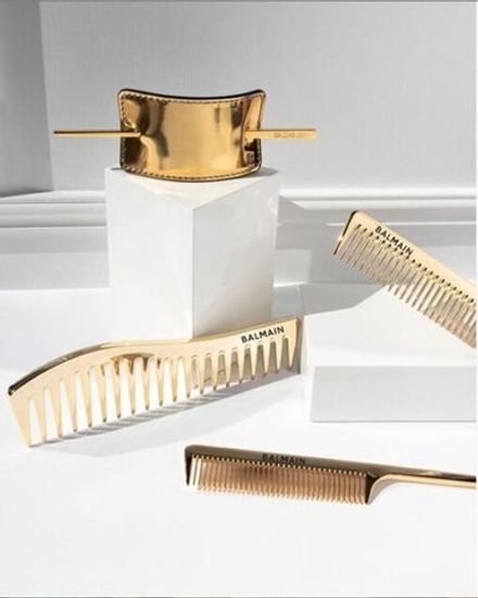 Balmainhair Золотая раcческа для стрижки Golden Cutting Comb