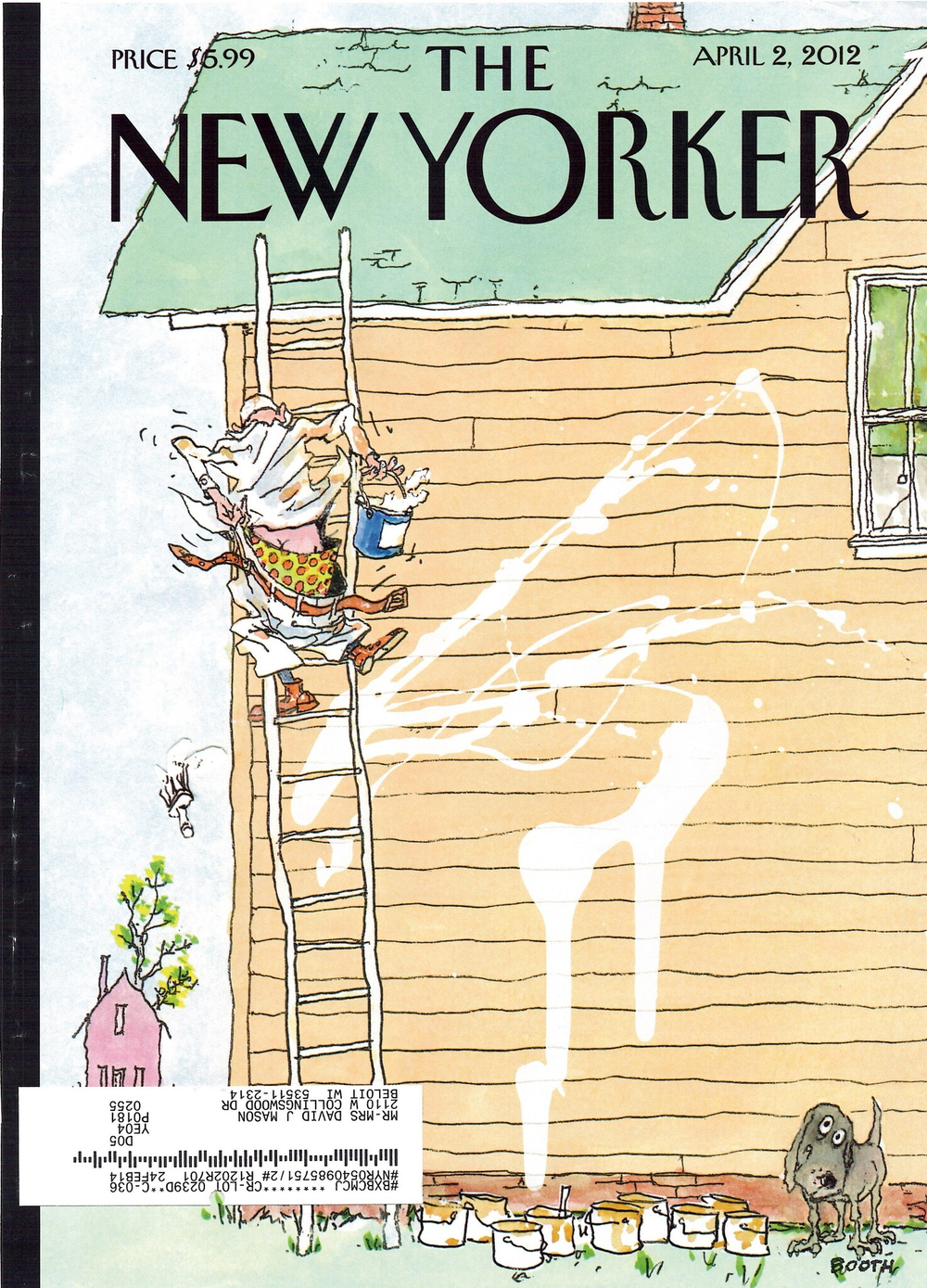 Журнал The New Yorker 02-04-2012, обложка