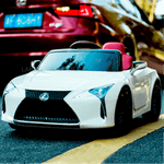 Детский электромобиль "Lexus LC500" JE1618 6V, белый