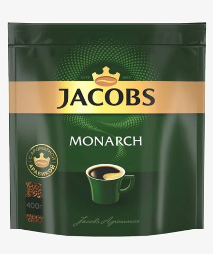 Кофе растворимый Monarch Original, 400 г пакет (Монарх)