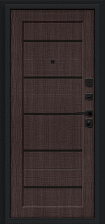 Борн/SBlack Букле черное/Wenge Melinga 205*86 правое